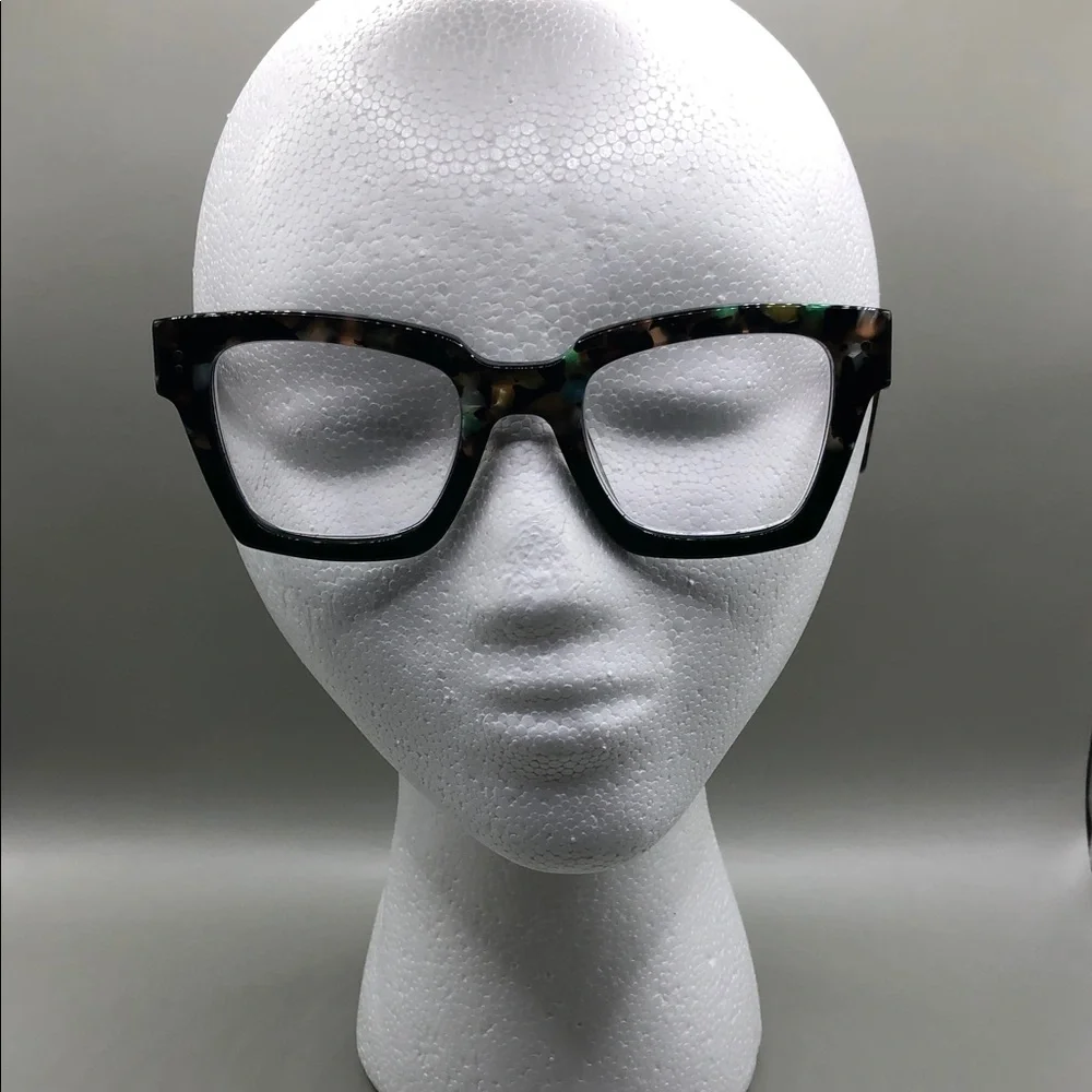 Warby Parker Sonia Aventurine Tortoise Fade Square Glasses Frames UNISEX